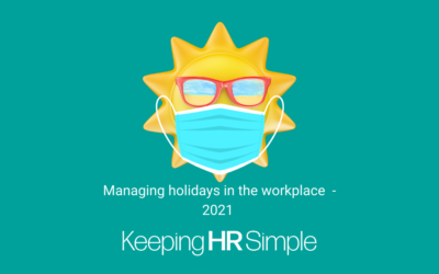 Managing holidays – 2021 style!