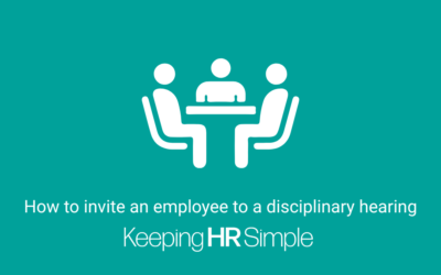 How To Invite an Employee to a Disciplinary Hearing (with a free letter template)